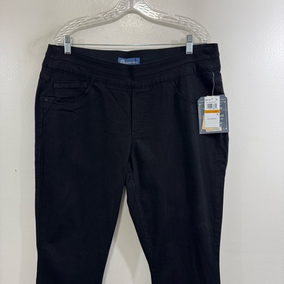 Democracy Jeans Itty Bitty Boot High Rise Ab Technology Black Pull On Size 16W - Picture 3 of 14